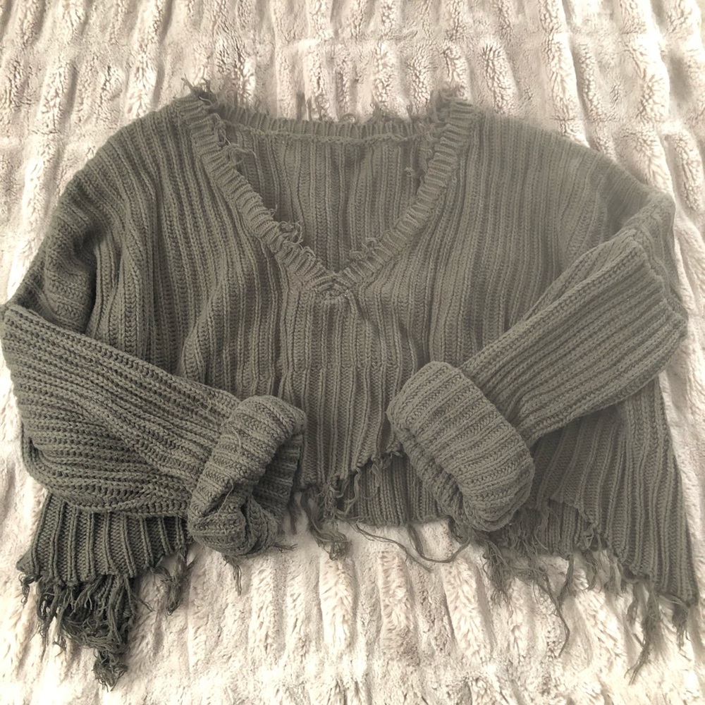 Olive Green Sweater